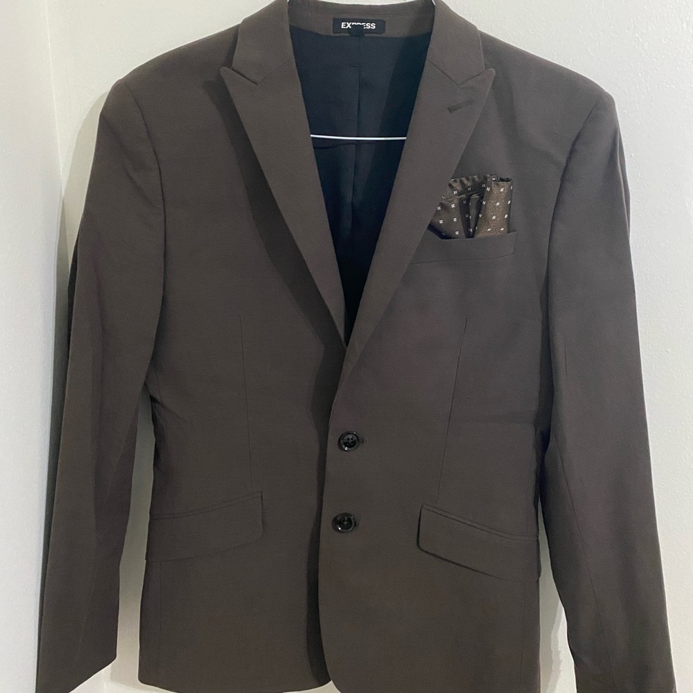 Express Men's Brown Blazer
